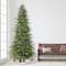 9ft. Pre-Lit Balsam Fir Artificial Tree, Multicolor Lights